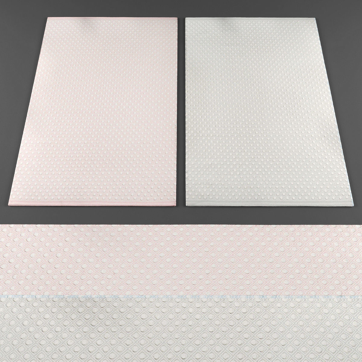 Rugs collection 264 Low-poly 3D model_1