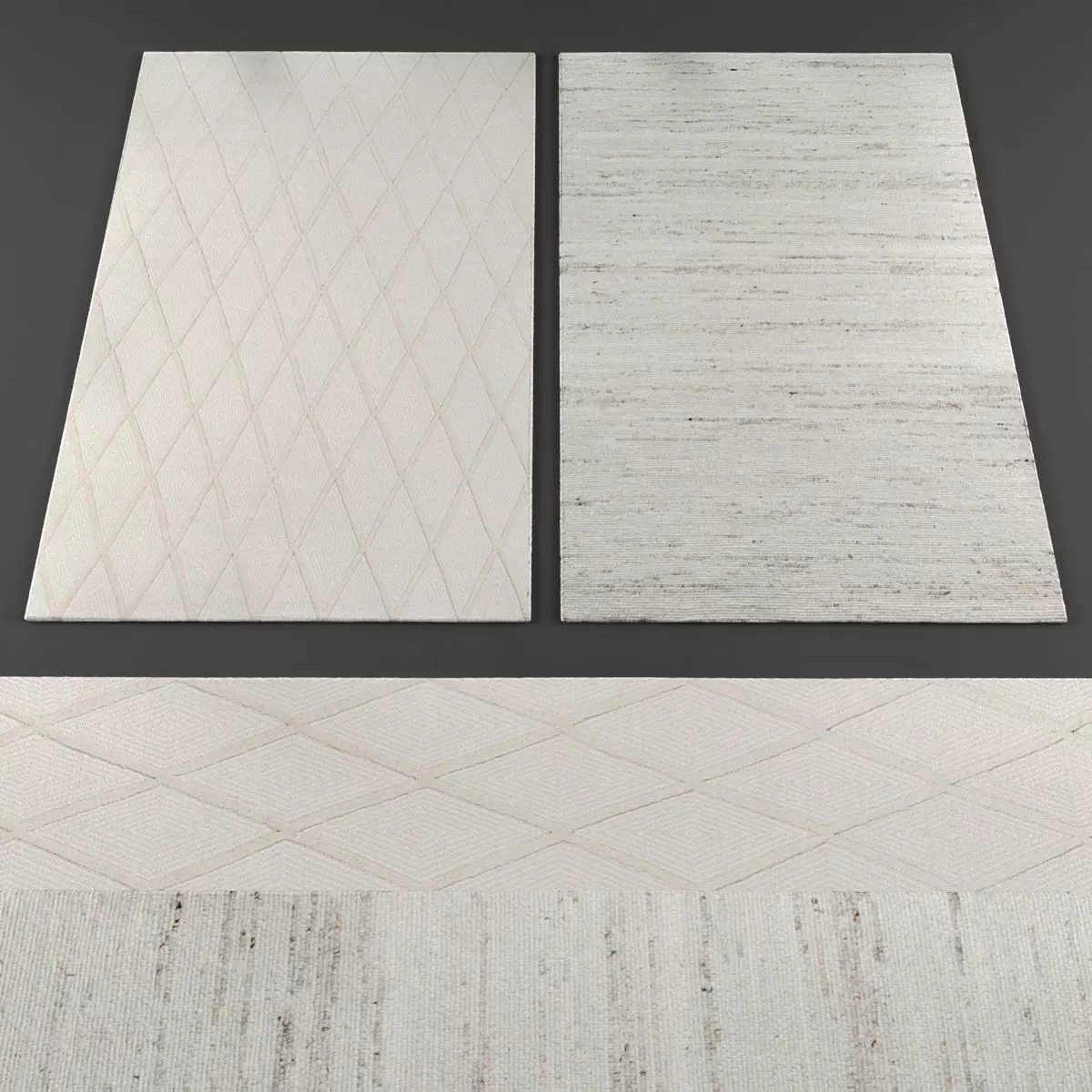 Rugs collection 264 Low-poly 3D model_0