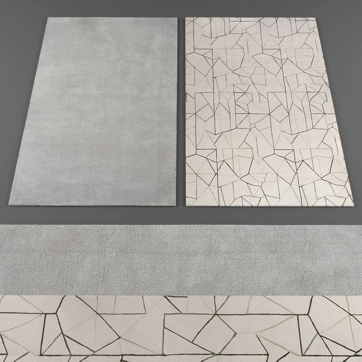 Rugs collection 273 Low-poly 3D model_2