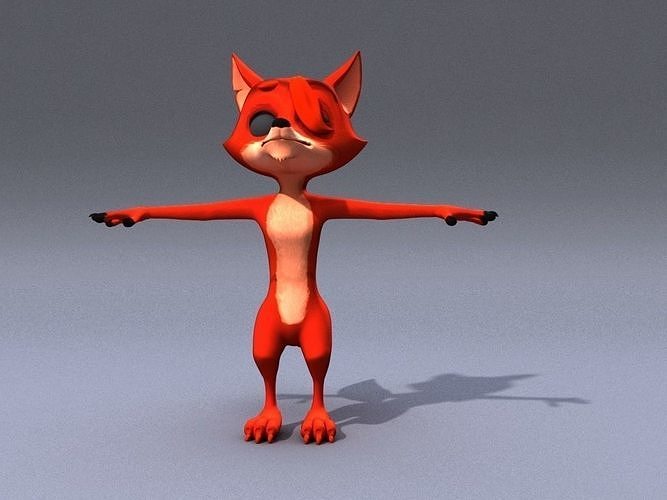 Fox 3D Mesh 3D model