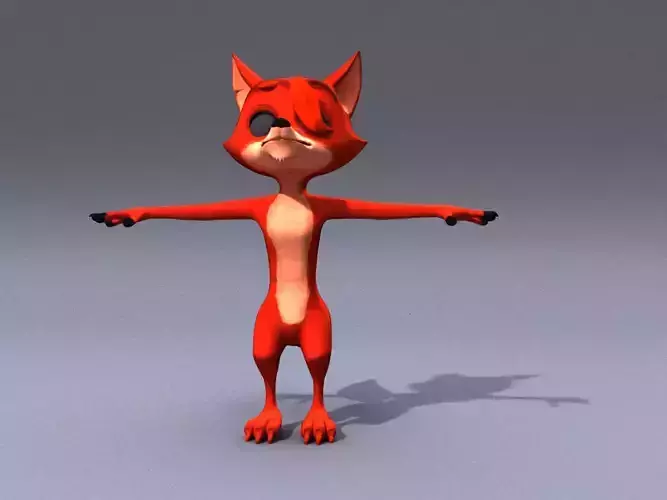 Fox 3D Mesh
