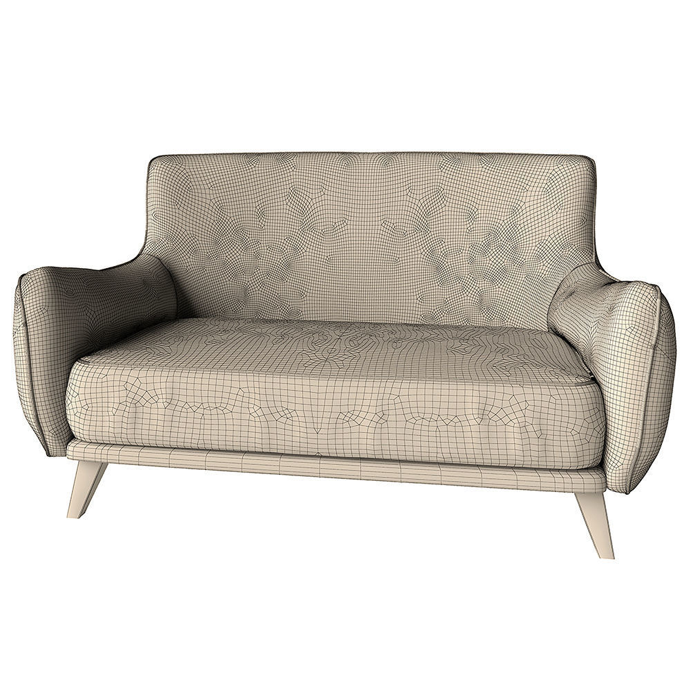 Sofa mini 3D model_2
