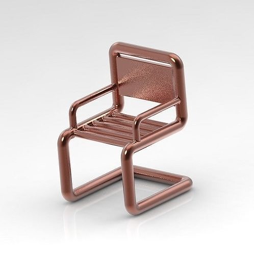 Kids Beauty Chair 3D print model