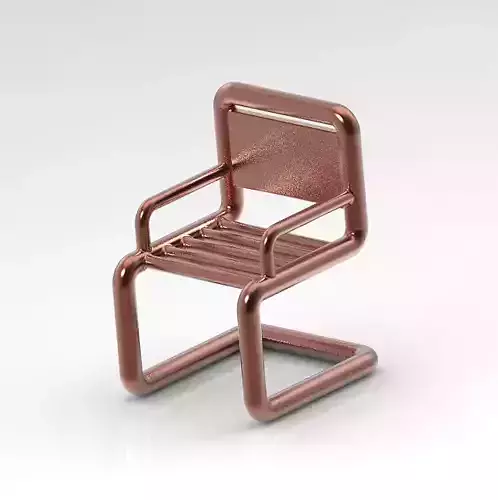 Kids Beauty Chair 3D print model