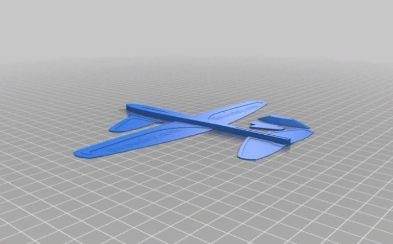 Plane 3D print model_4