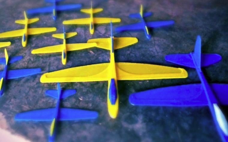 Plane 3D print model_1