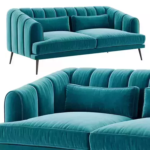 Lady Grey Sofa - teal