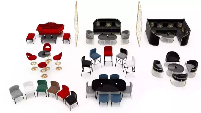 Restaurant Caffee Bar Club furnitures set