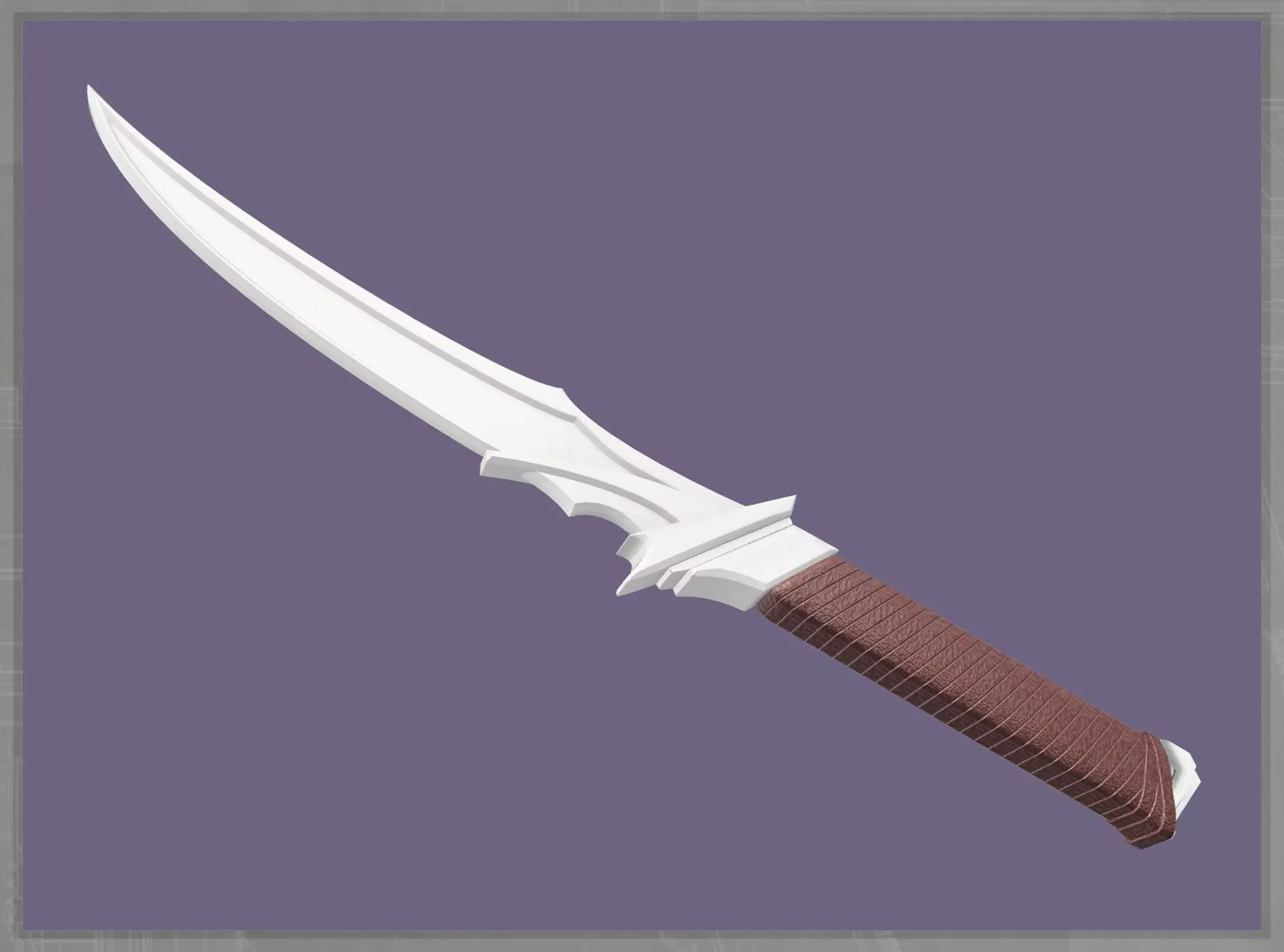 Kelvin Klingon Dagger 3D print model_0