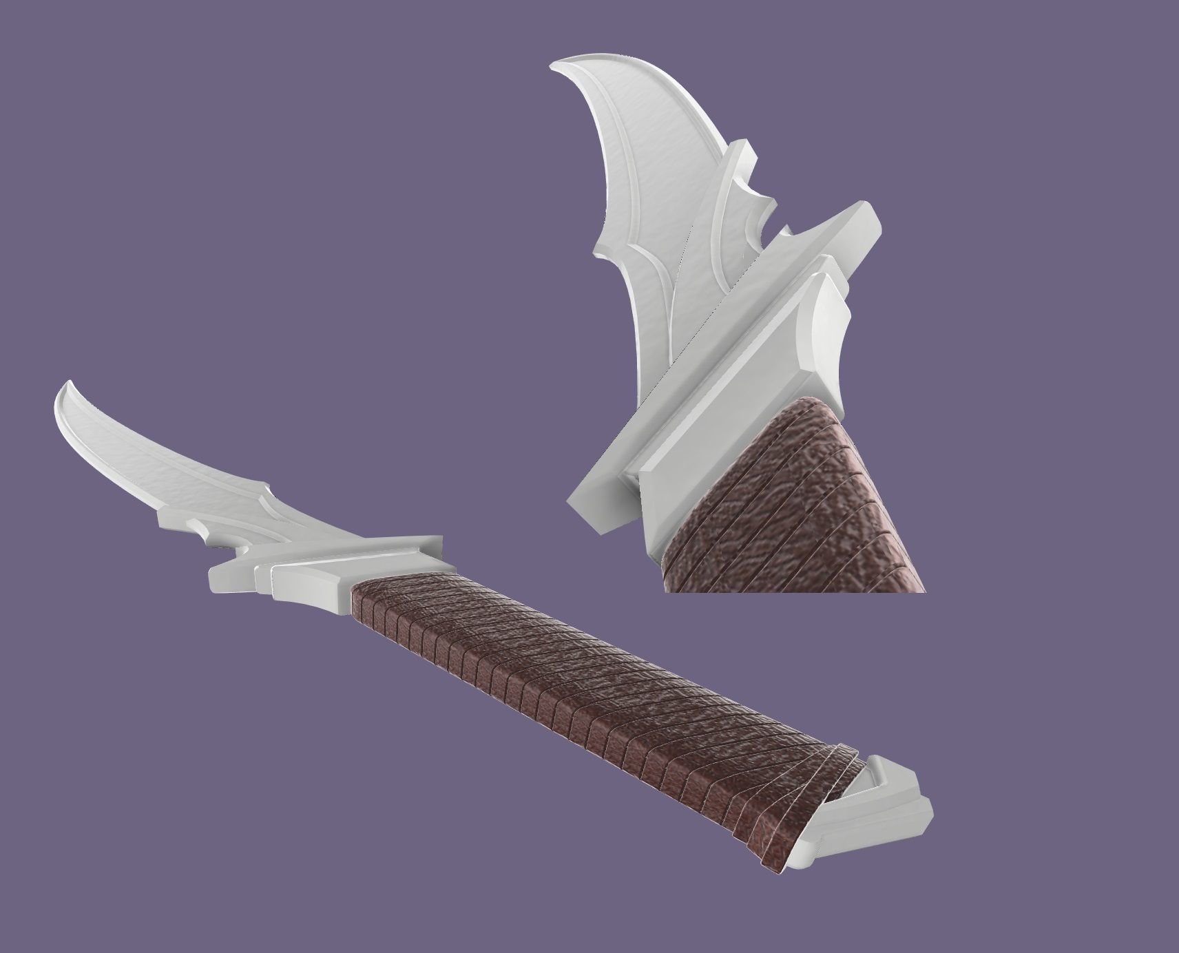 Kelvin Klingon Dagger 3D print model_1