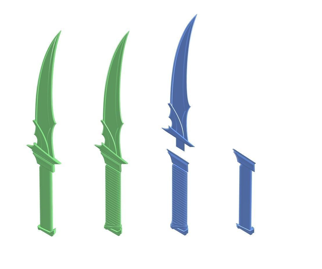 Kelvin Klingon Dagger 3D print model_4