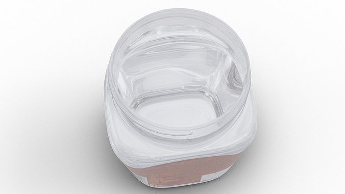 Pernigotti Chocolate Spread Jar 3D model 6
