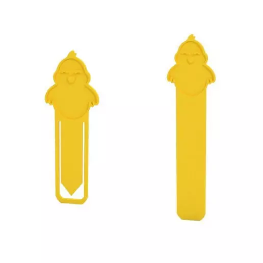 Paper clip and bookark 3D print model_0