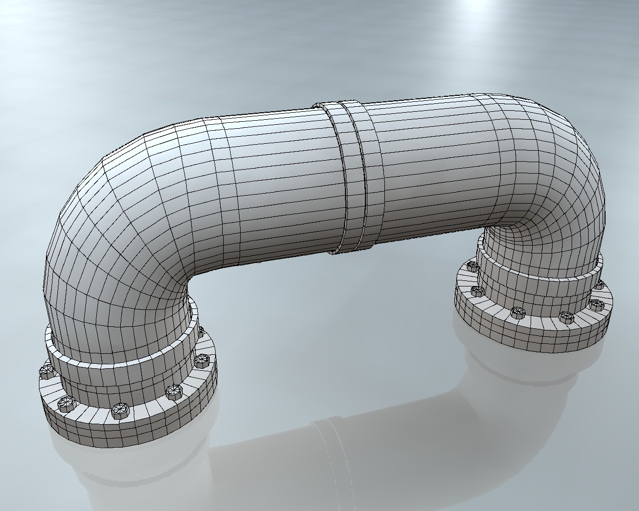 Rusted Pipe 004 3D model_1