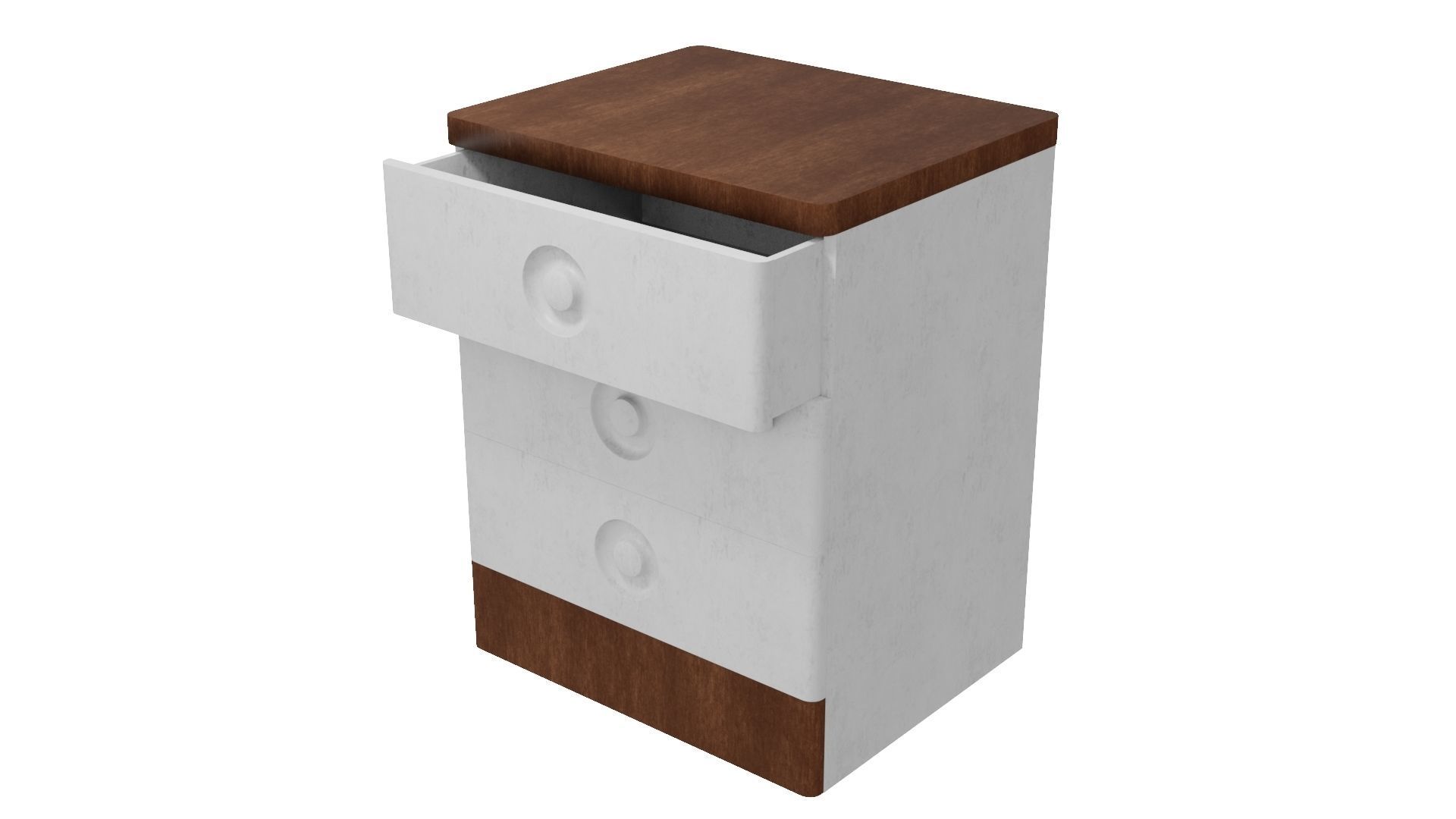 Chest Of Drawers 3D Model Low-poly 3D model_3