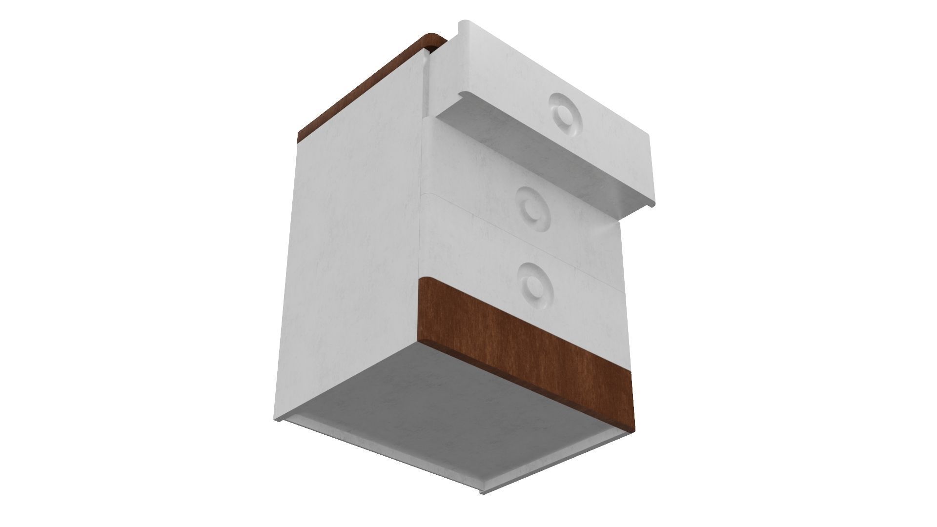 Chest Of Drawers 3D Model Low-poly 3D model_10