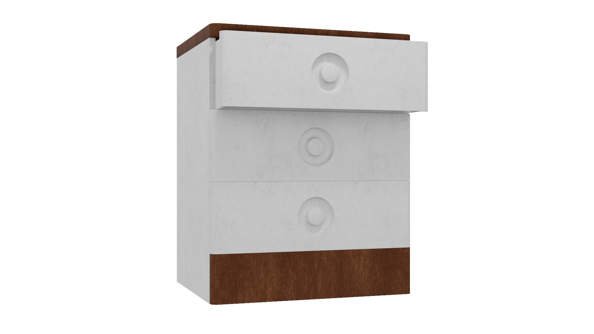 Chest Of Drawers 3D Model Low-poly 3D model_7