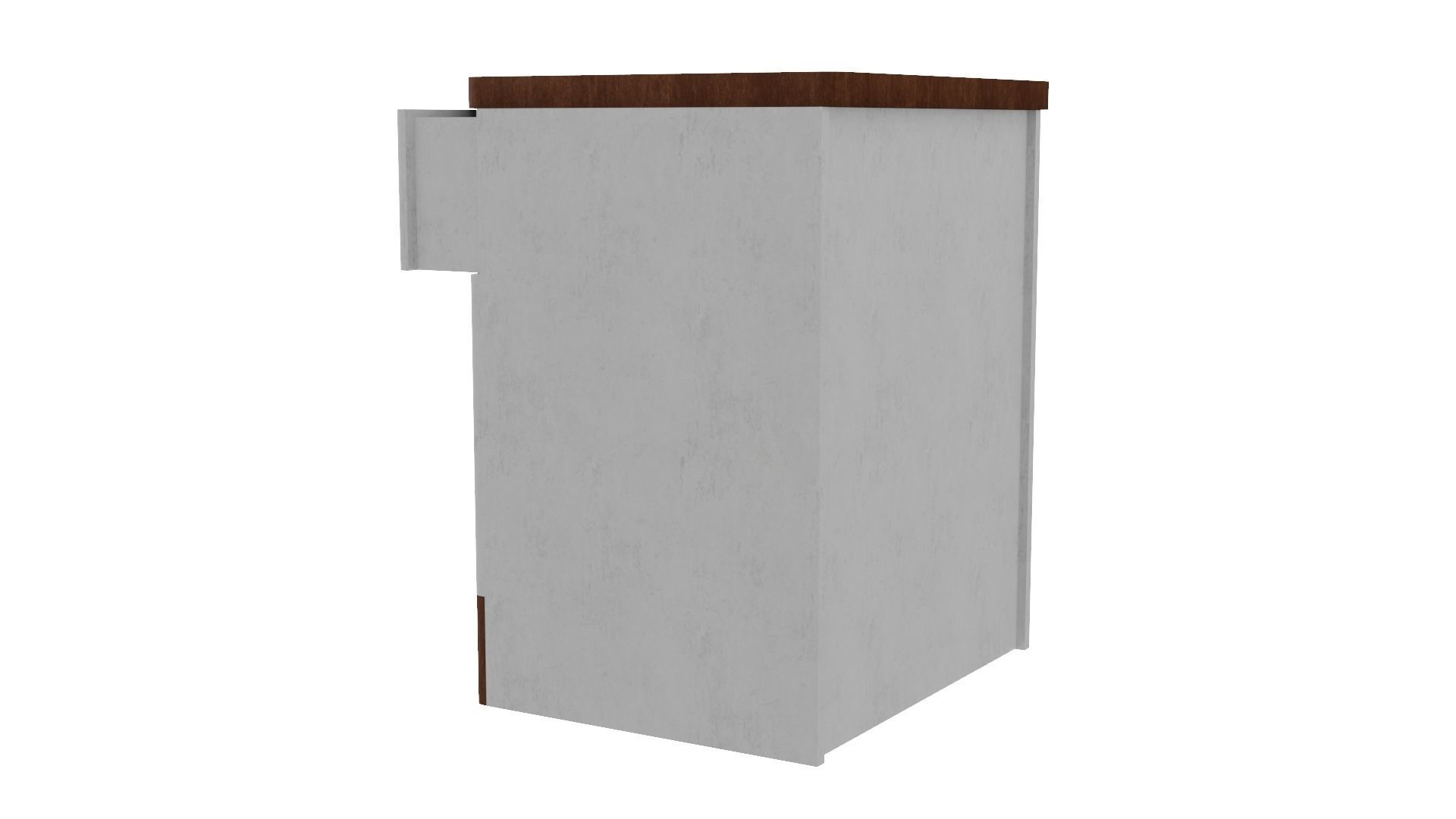 Chest Of Drawers 3D Model Low-poly 3D model_9