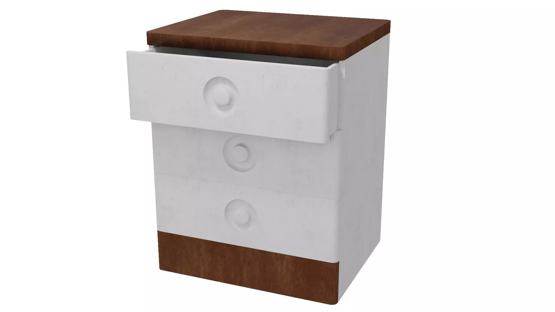 Chest Of Drawers 3D Model Low-poly 3D model_0