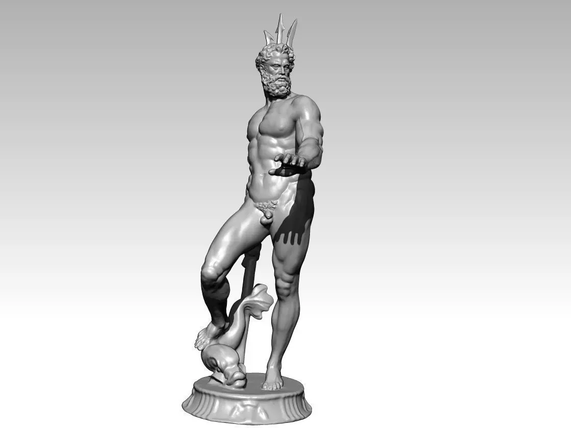 nettuno poseidon neptun bologna italy  3D print model_0