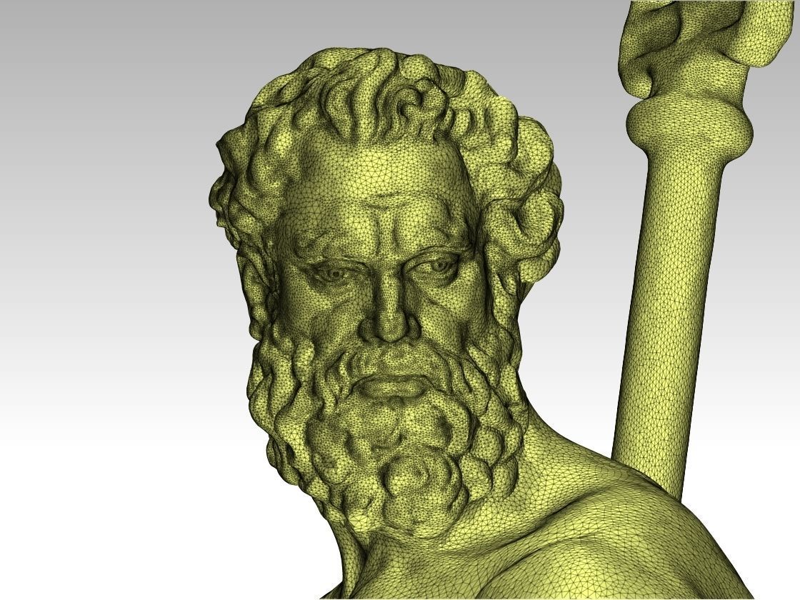 nettuno poseidon neptun bologna italy  3D print model_1