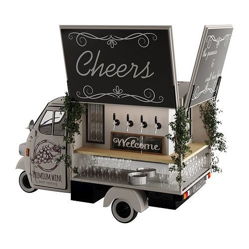 CHEERS BAR truck 3D model