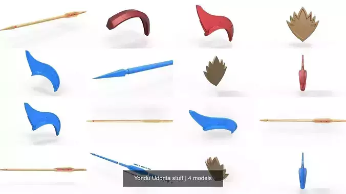 Yondu Udonta stuff 3D Model Collection