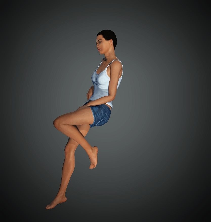 Unity Digital Human RH009 Free 3D model_5