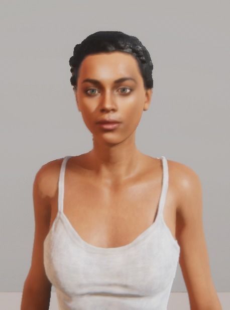 Unity Digital Human RH009 Free 3D model_11