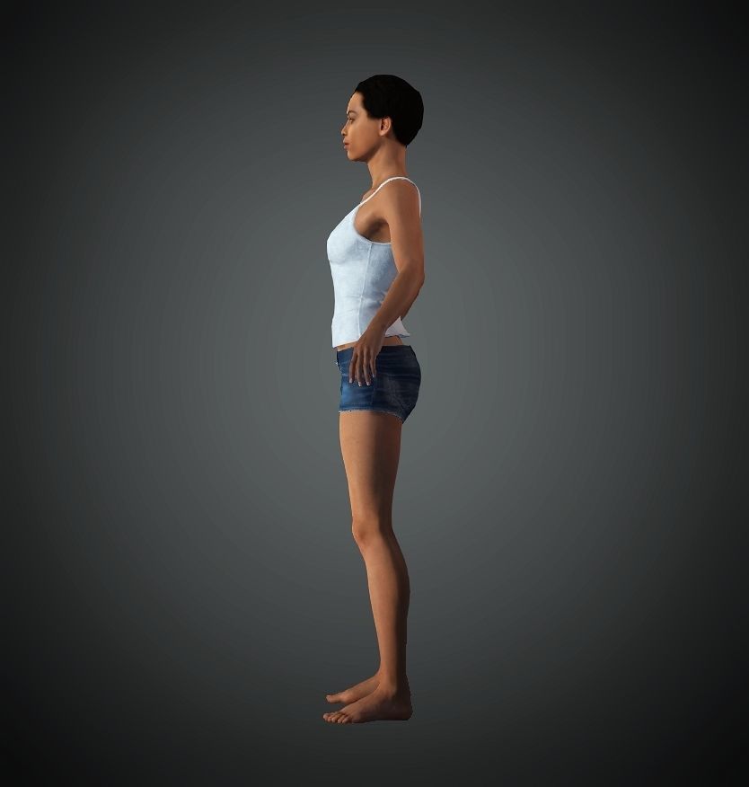 Unity Digital Human RH009 Free 3D model_2