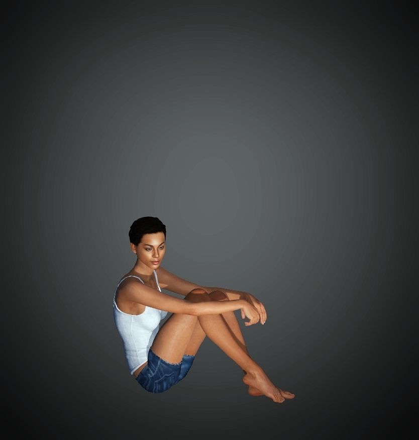 Unity Digital Human RH009 Free 3D model_8