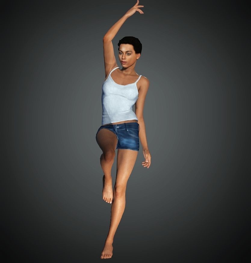 Unity Digital Human RH009 Free 3D model_6