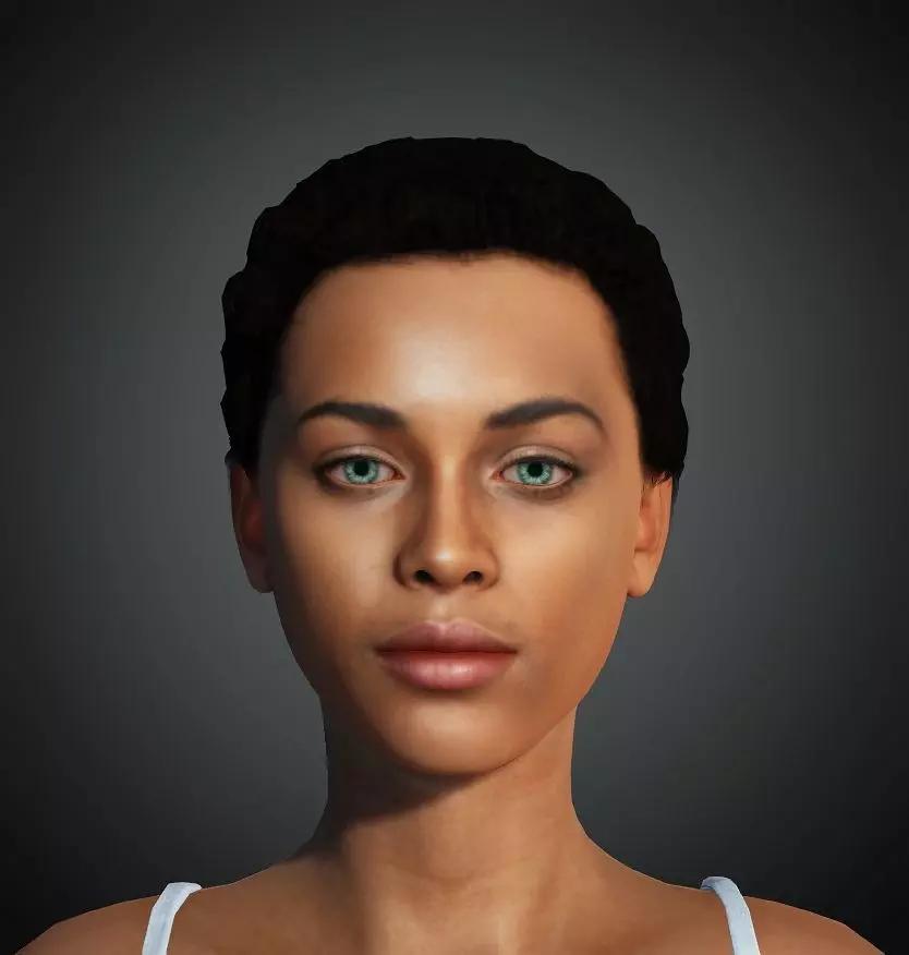 Unity Digital Human RH009 Free 3D model_0
