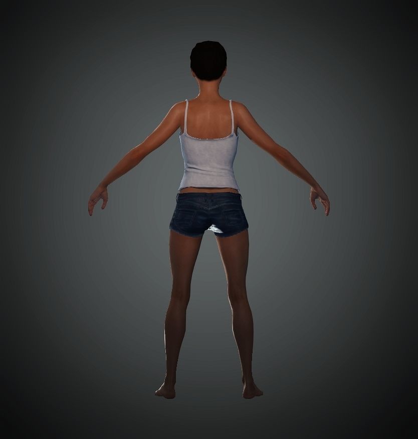 Unity Digital Human RH009 Free 3D model_3