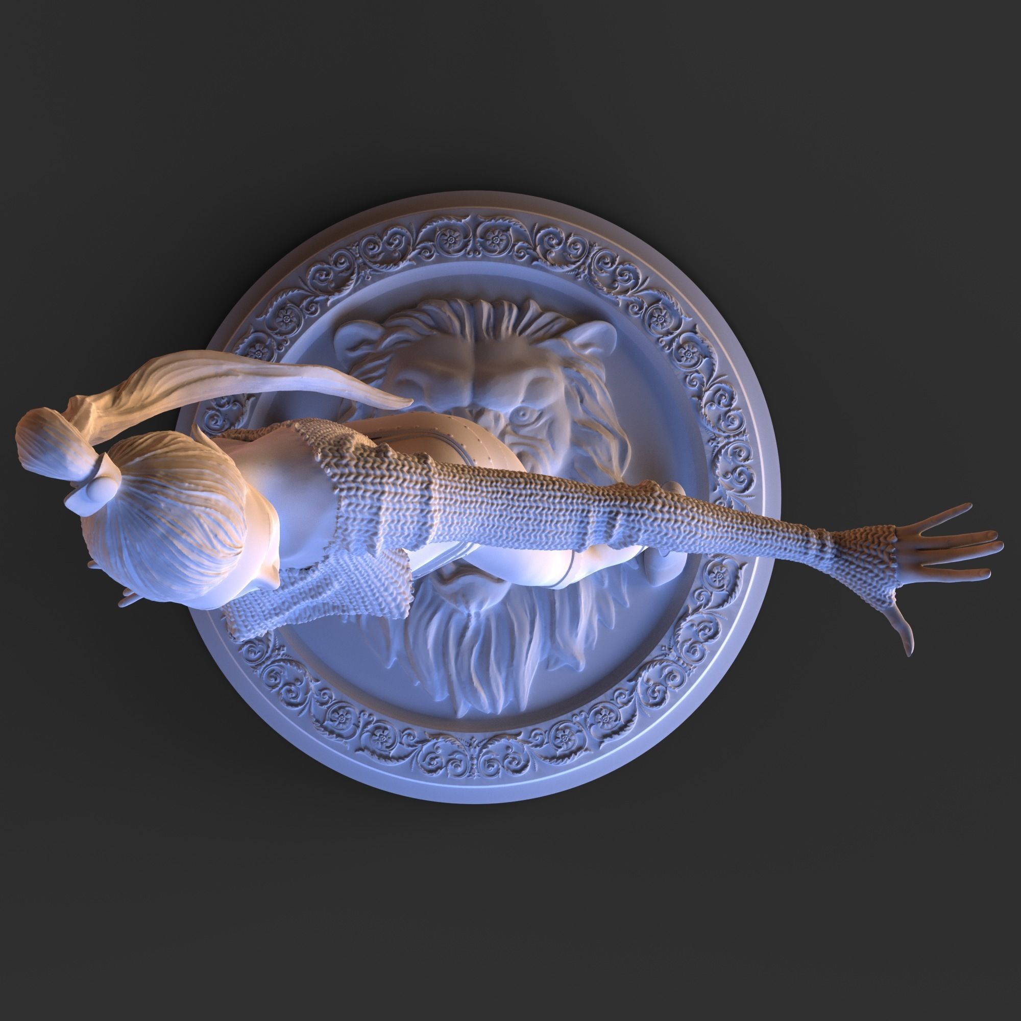 Fantasy Character Elf girl 3D model 3D printable | CGTrader