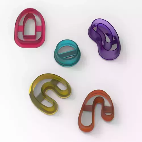 POLYMER CLAY EARRINGS CUTTER 3D print model