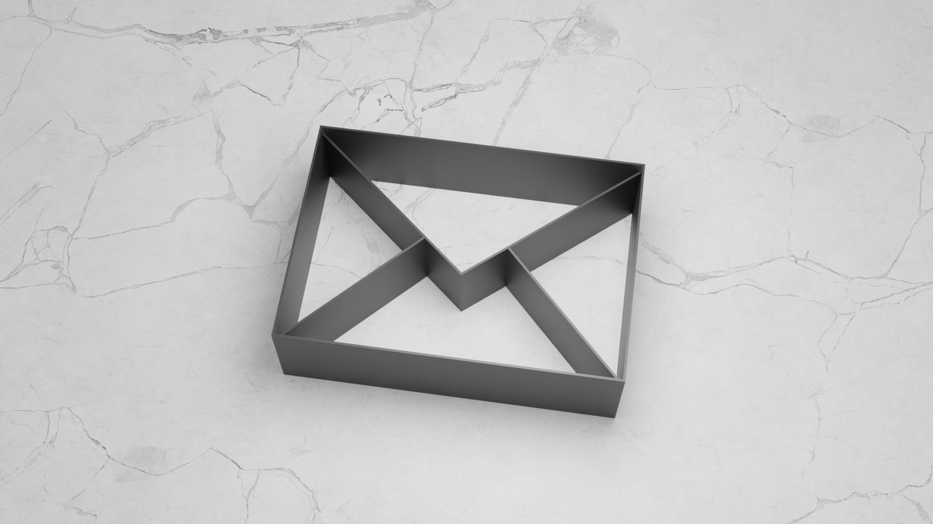 Envelope Cookie Cutter 3D print model Free 3D print model_1