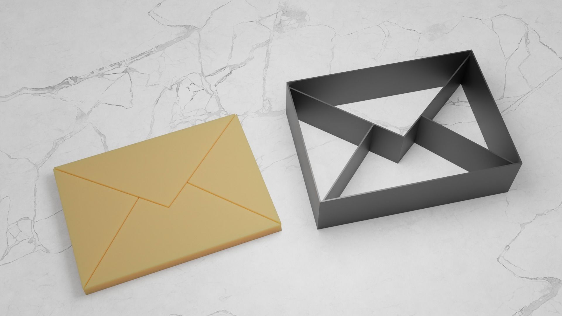 Envelope Cookie Cutter 3D print model Free 3D print model_2