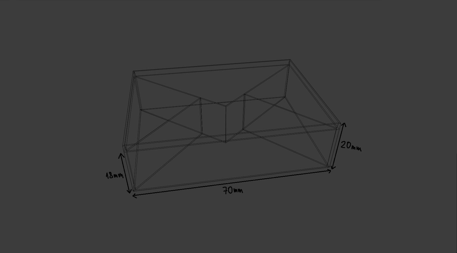 Envelope Cookie Cutter 3D print model Free 3D print model_3