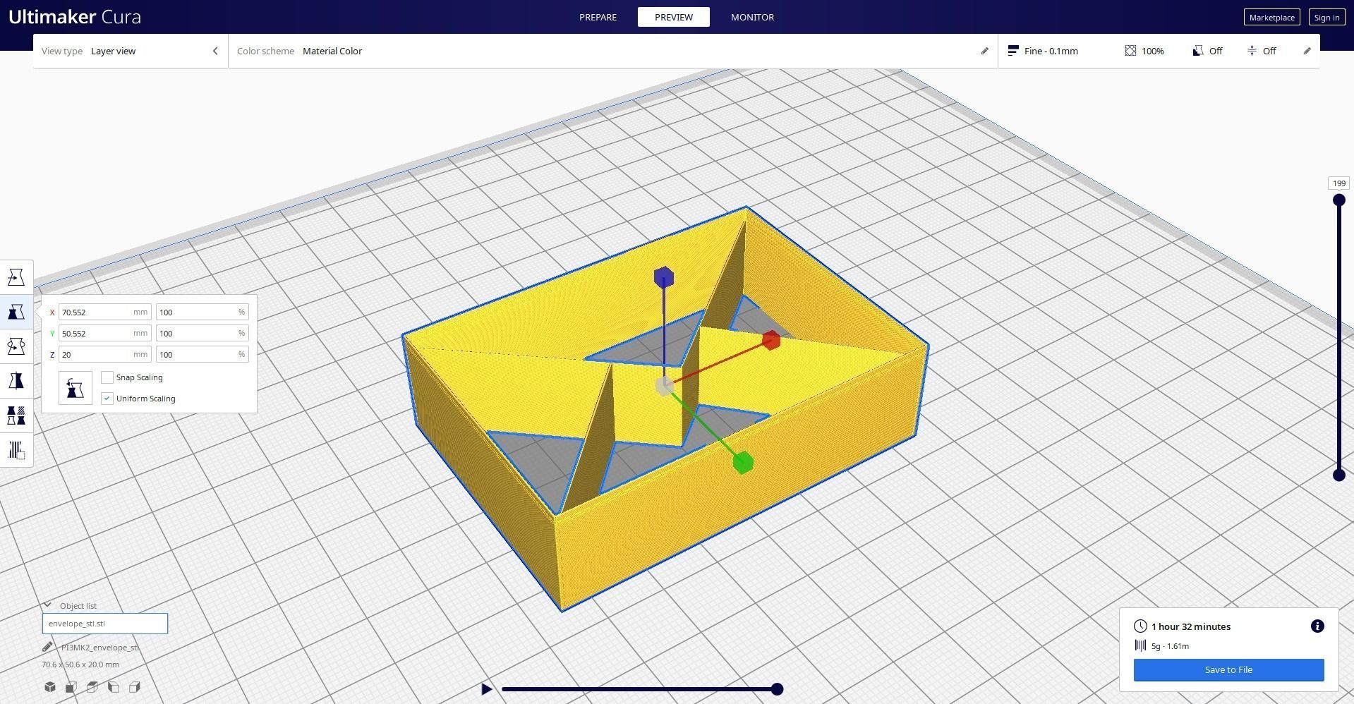 Envelope Cookie Cutter 3D print model Free 3D print model_4
