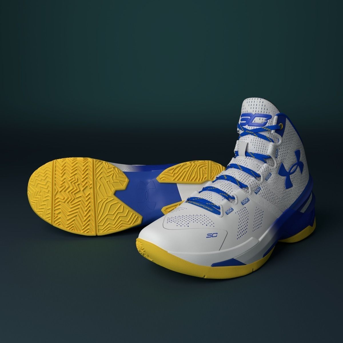 Under Armour Curry Two 3D model_1