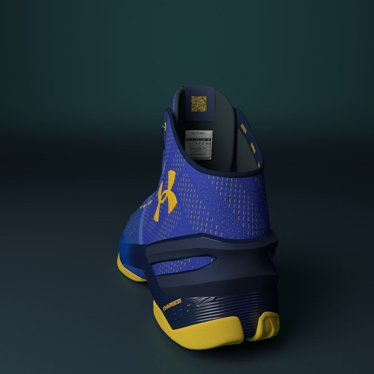 Under Armour Curry Two 3D model_3