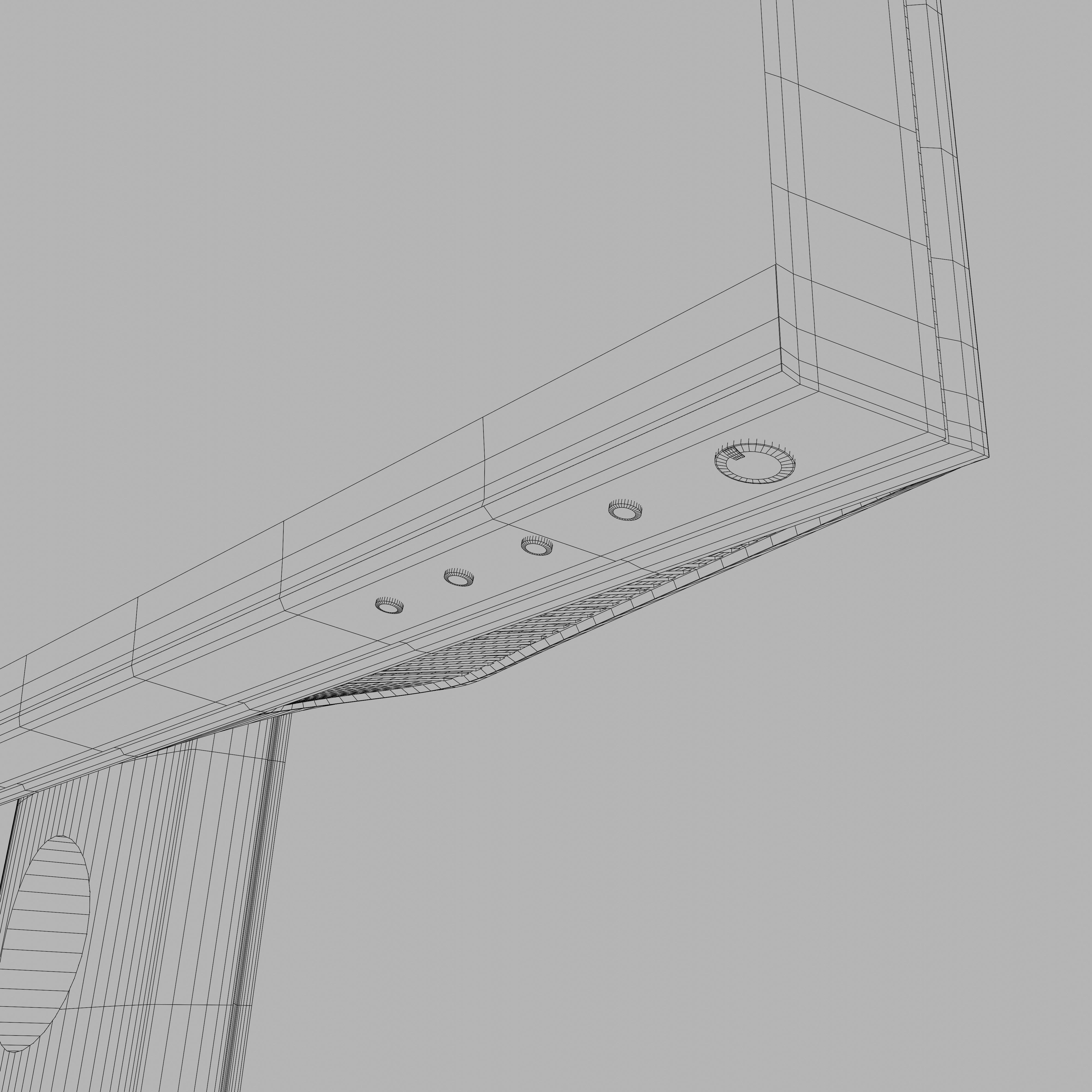 PC gaming monitor DELL S2712DG  3D model_7