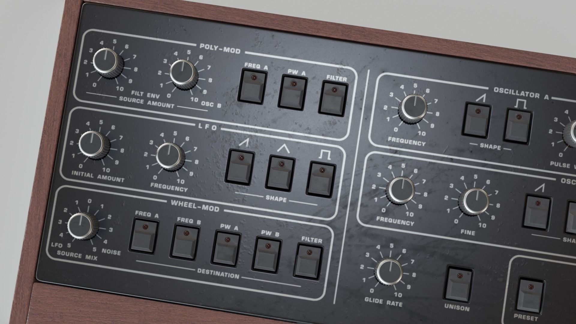 Sequential Prophet 5 3D model_9