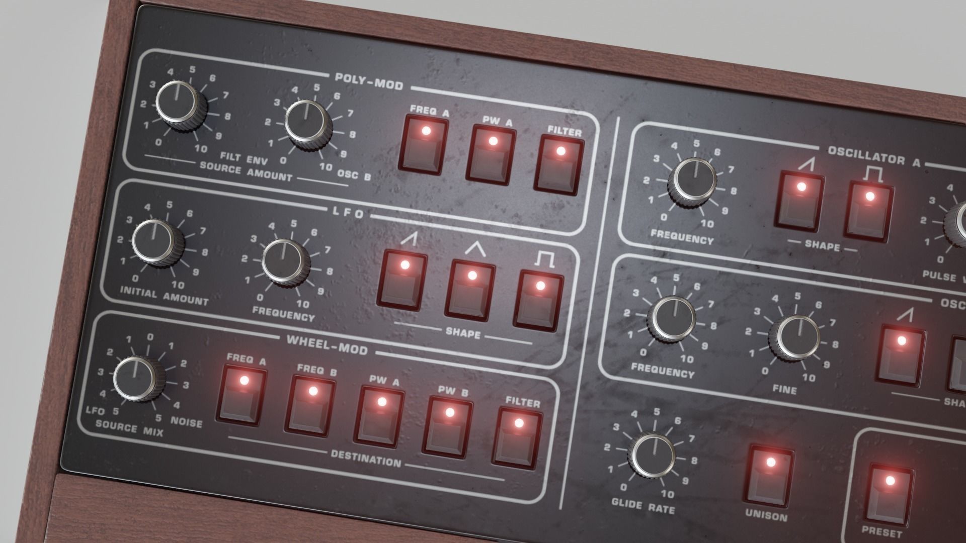Sequential Prophet 5 3D model_8