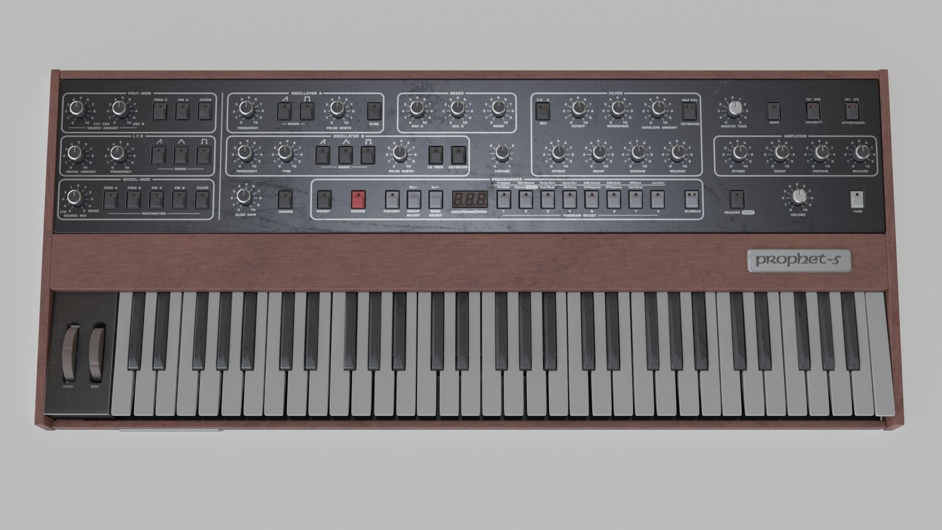 Sequential Prophet 5 3D model_1