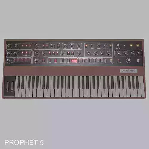 Sequential Prophet 5 3D model