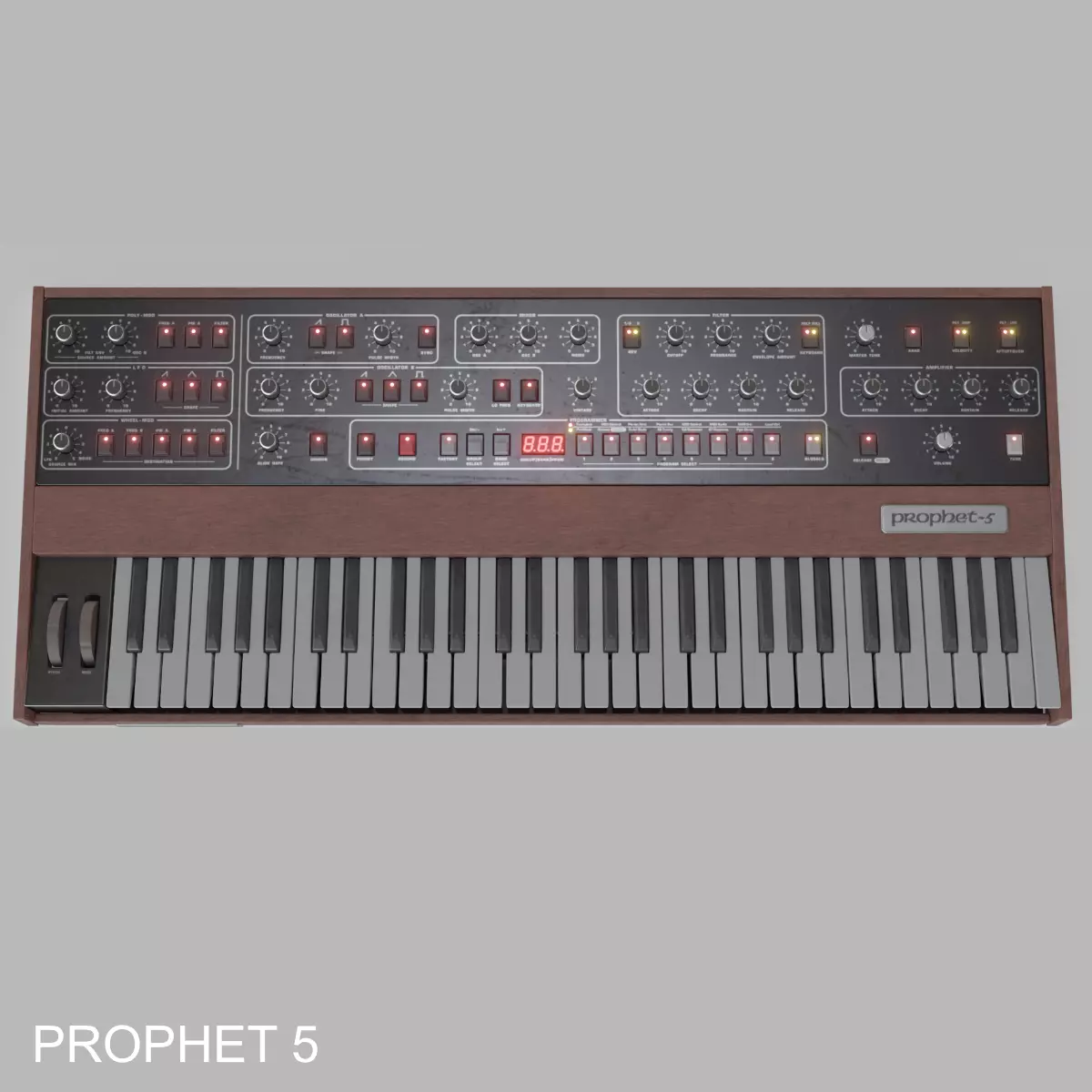 Sequential Prophet 5 3D model_0