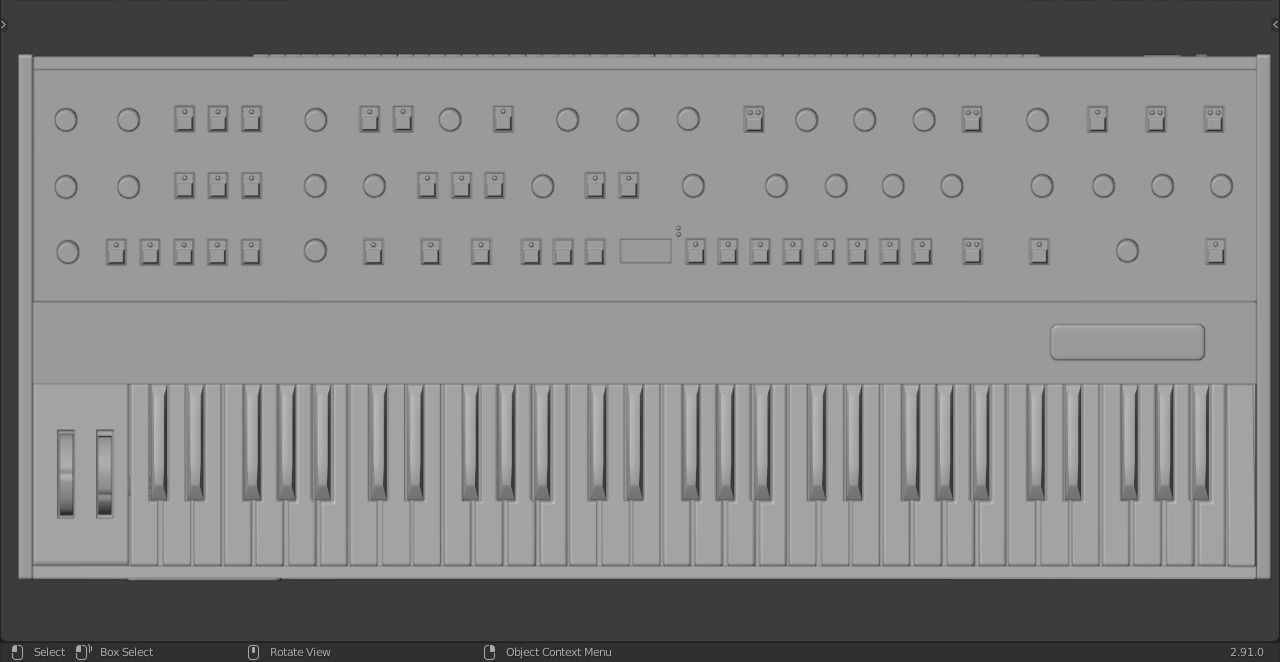 Sequential Prophet 5 3D model_14