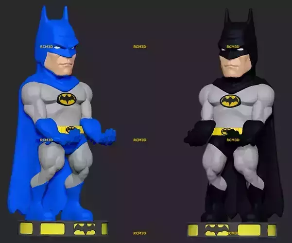 Batman cellphone and joystick holder  3D print model